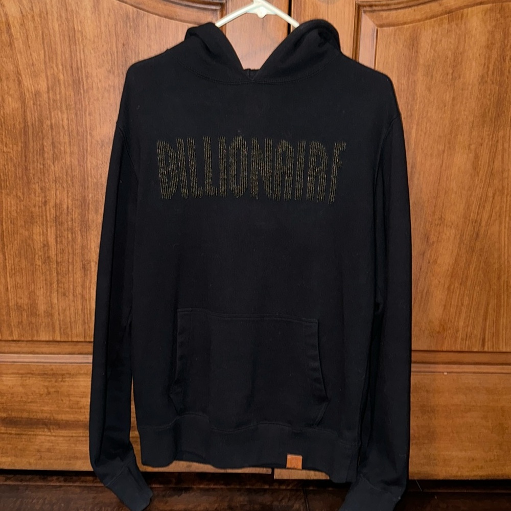 BILLIONAIRE BOYS CLUB rare black beaded hoodie